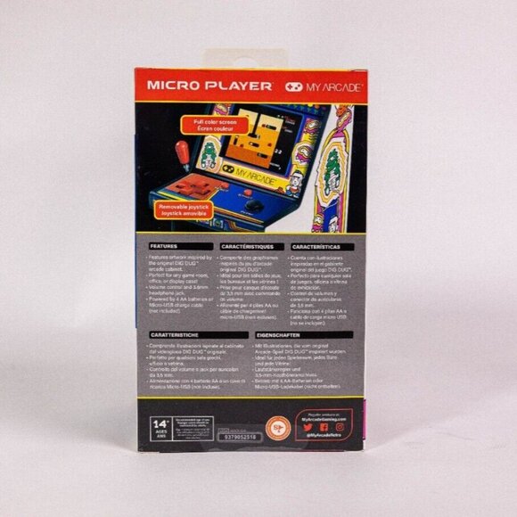 My Arcade Micro Player Dig Dug Retro Arcade Brand New - Picture 3 of 5